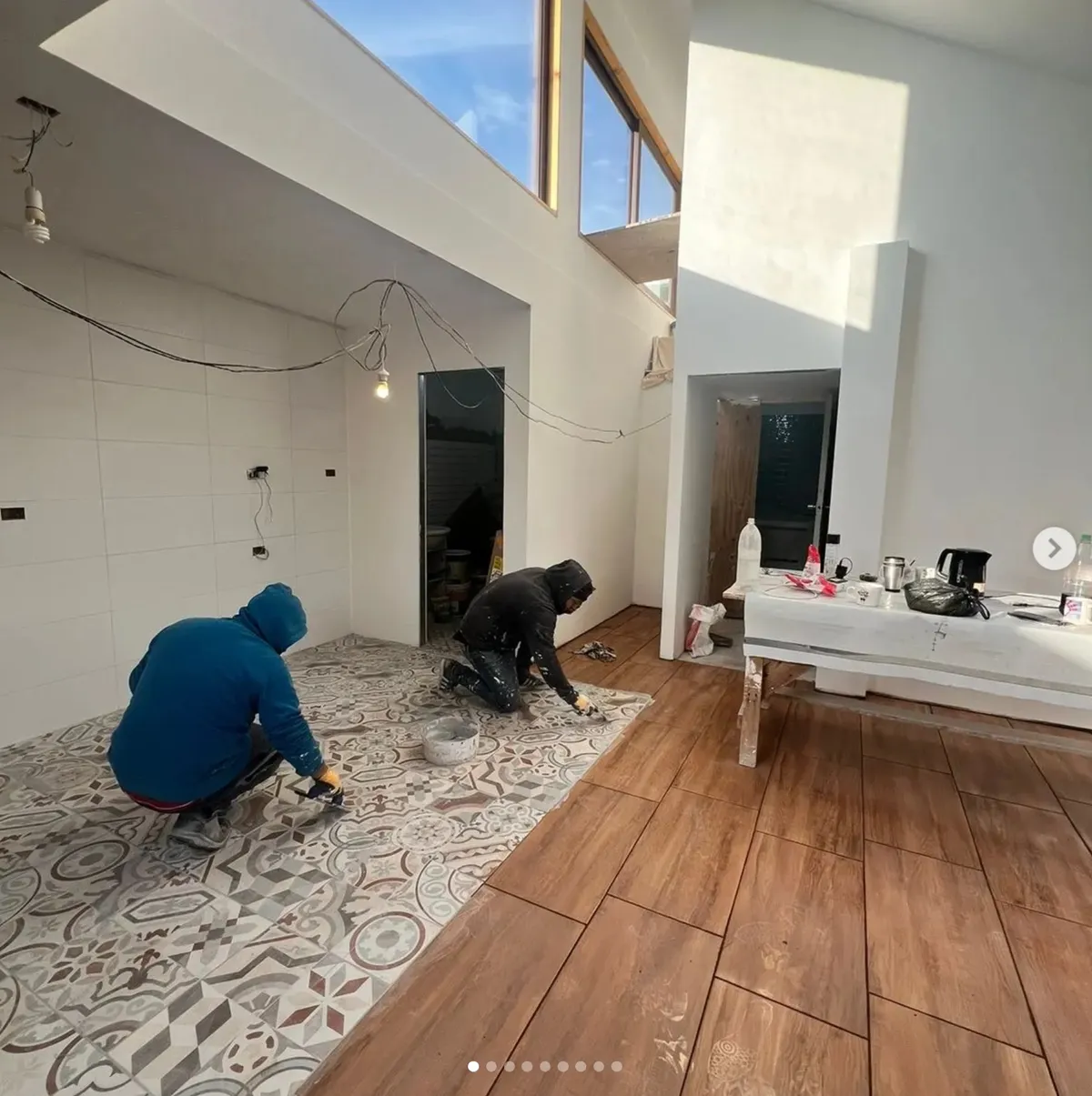 Baño minimalista