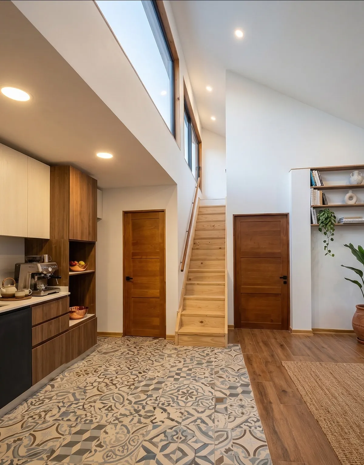 Cocina moderna gris